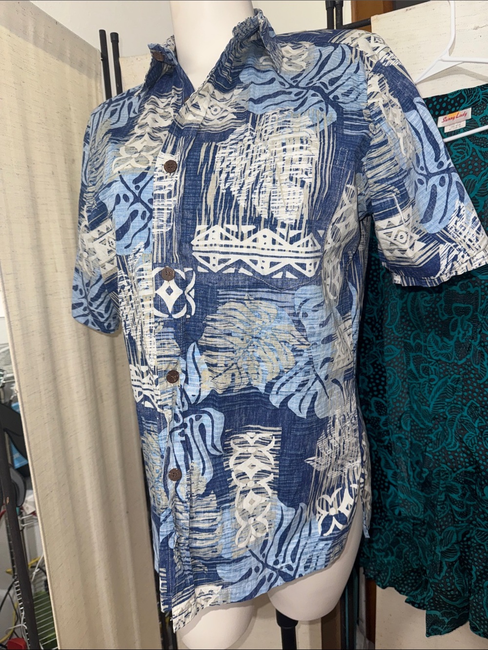 Vintage Hawaiian Shirt M Bishop St M